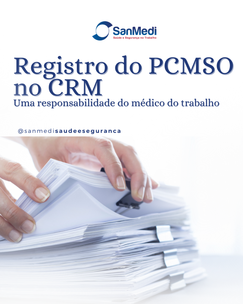 Registro do PCMSO no CRM Registro do PCMSO no CRM